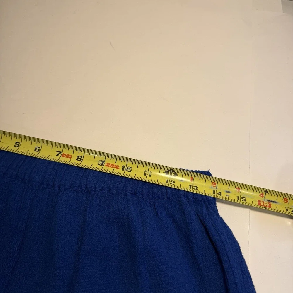 Cottonways Gauze Lounge Lagenlook Coastal Wide Leg Pants 2, l, XL Vacation